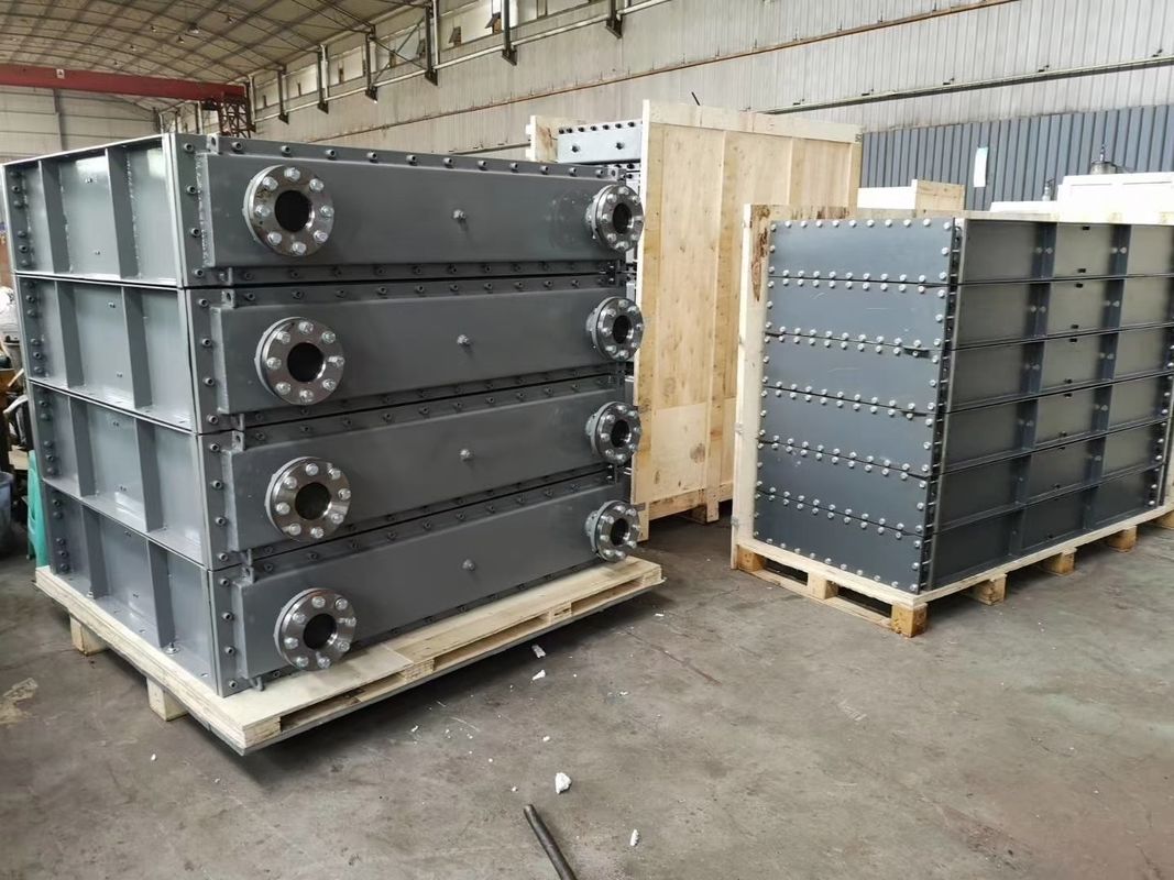 Resfriador de óleo a ar 500x500x500 Mm Resfriador de óleo para turbina hidráulica projetado para lidar com faixa de viscosidade de óleo de 10-500 cSt Longa duração
