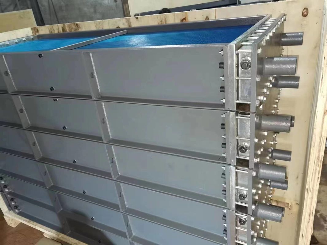 Resfriador de óleo a ar 500x500x500 Mm Resfriador de óleo para turbina hidráulica projetado para lidar com faixa de viscosidade de óleo de 10-500 cSt Longa duração