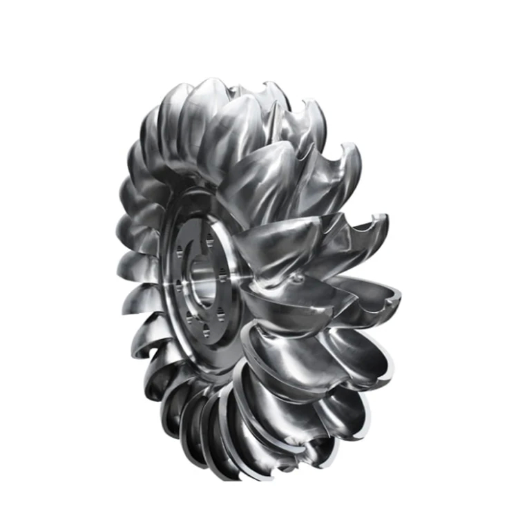 Turbina de água de alta cabeça de aço inoxidável Runner projetada para altas RPM 600-1000rpm