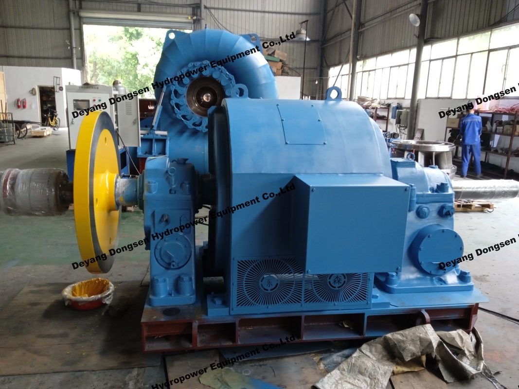 450-1000 RPM Turbina de água Francis com micro governador Vida útil de longa duração 50 anos