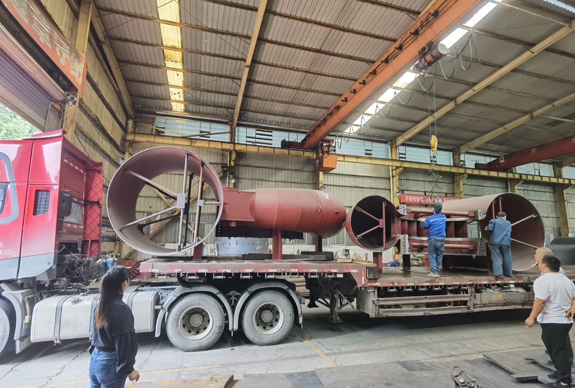 Turbina de água Francis de alta qualidade 200kw 500kw Potência de saída com gerador de escova ou sem escova
