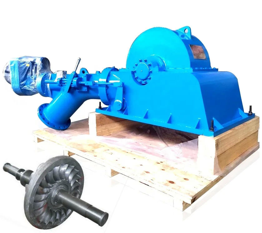Gerador de turbina hidráulica de alta durabilidade para cabeça de água 5m-500m Turbina hidráulica durável