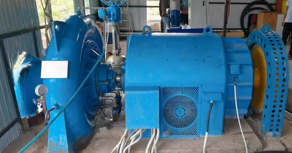 Turbinas hidrelétricas do tipo Francis para a central de energia Sustainablemini