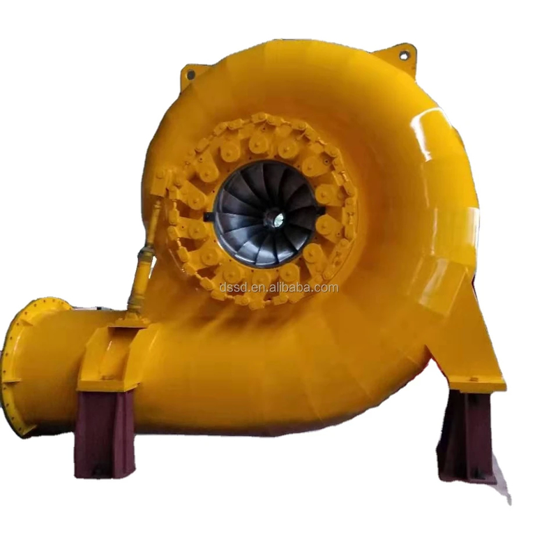 450-1000RPM velocidade nominal Francis gerador de turbina de água 300KW-20MW para o seu benefício
