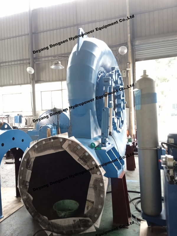 Estação de energia de alta capacidade Francis Turbine Generator 300KW-20MW Eficiência nominal 90%-96%