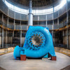 Precision Francis Turbine Generator Material do corredor de aço inoxidável e frequência nominal 50Hz/ 60HZ