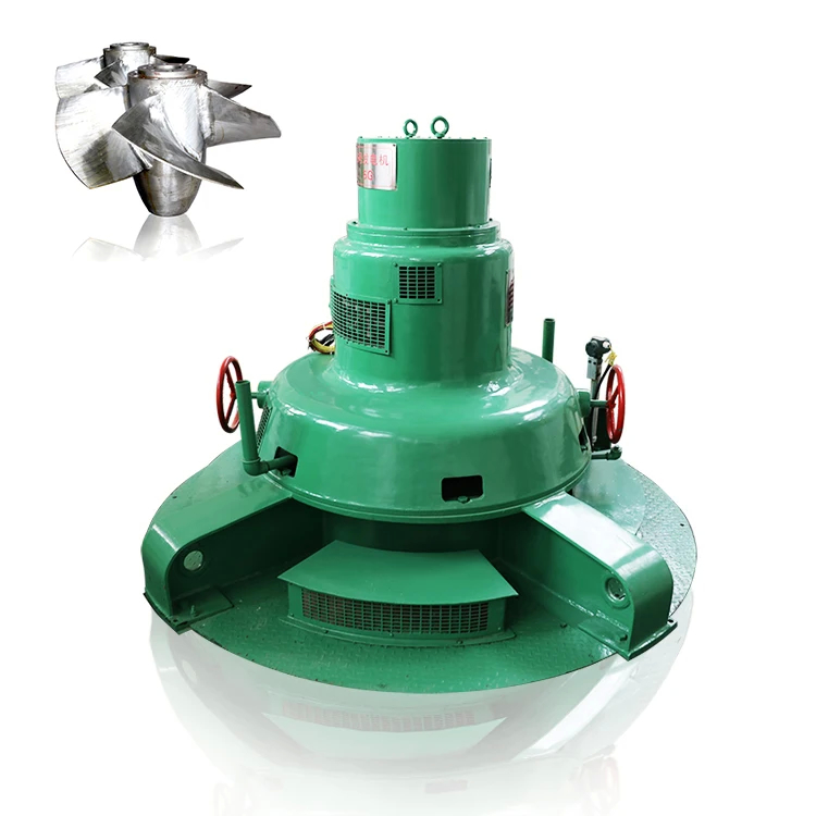 Gerador de turbina hidráulica Kaplan de aço inoxidável de cor personalizada 100kw-20MW