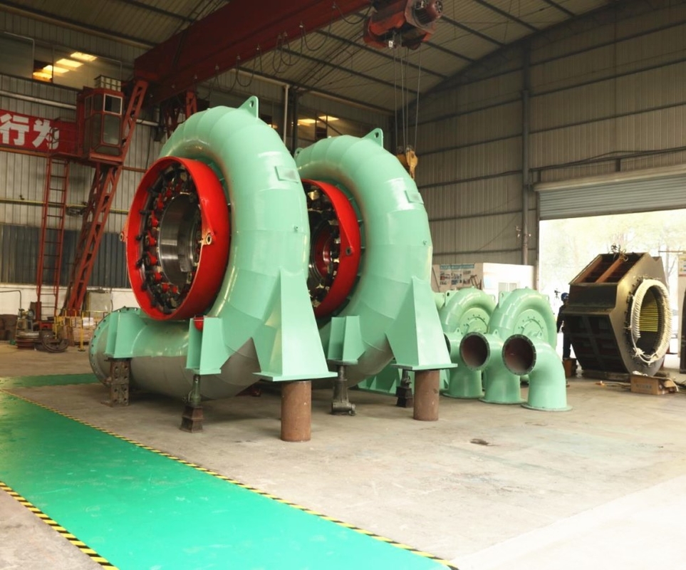 Método de refrigeração interior/exterior de gerador de turbina de água personalizado 220V-690V 200kw-20mw 300-3000rpm