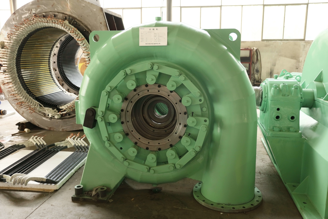 50 anos de vida útil Francis Turbina hidráulica Alta durabilidade para projetos de pequena escala Fábrica venda