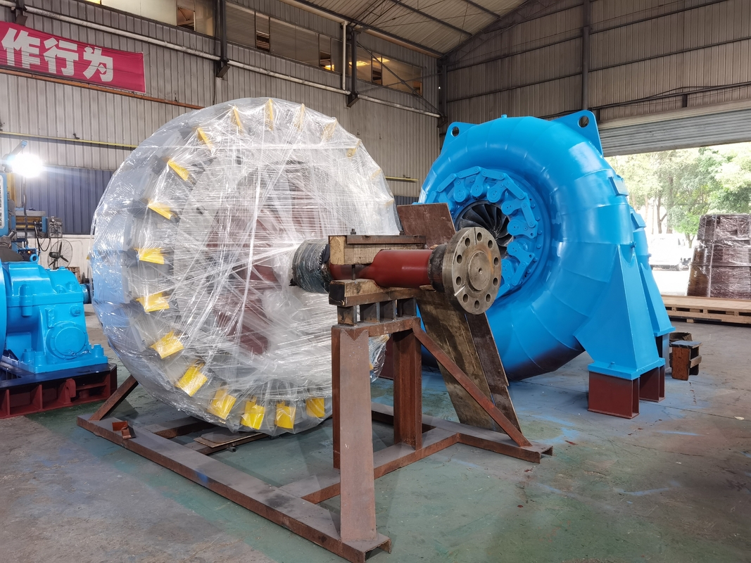 Aço inoxidável resistente à corrosão Francis Turbina de água gerador Francis Turbina gerador