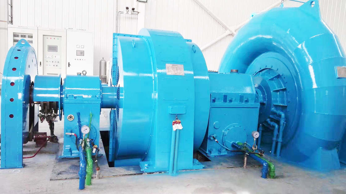 Durabilidade Gerador de Turbina Hidráulica com Modelo Personalizado 5m-500m Cabeça de Água Frequência 50HZ/60HZ