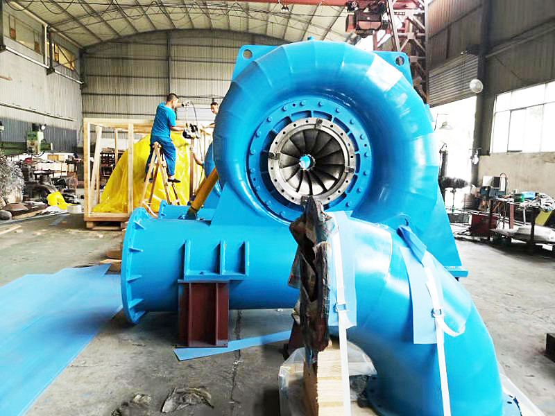 Durabilidade Gerador de Turbina Hidráulica com Modelo Personalizado 5m-500m Cabeça de Água Frequência 50HZ/60HZ
