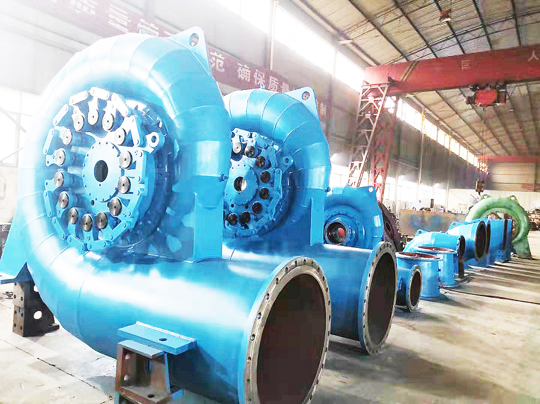 Gerador de turbina hidráulica Francis com eficiência de 88-96% para frequência de 50HZ/60HZ na geração de energia hidrelétrica