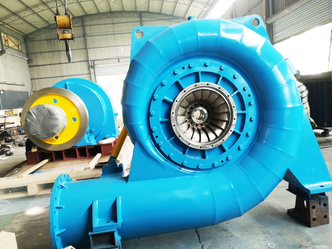 Gerador de turbina hidráulica de alta durabilidade para parâmetros de necessidade de aço e aço inoxidável