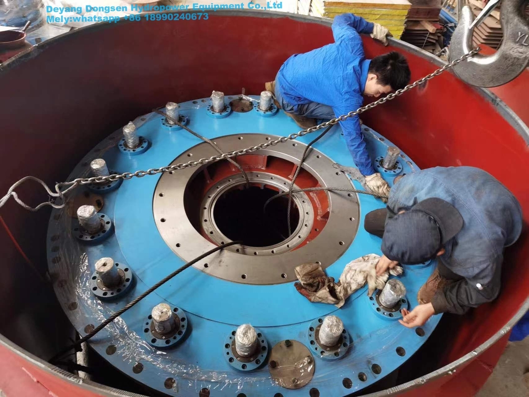 Potência Vertical Water Turbine Generator Brushless 200kw-20mw 450-1000 RPM 220V-690V