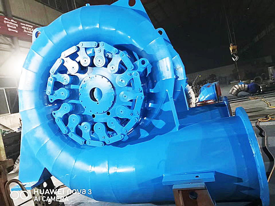 Gerador de turbina de água vertical/horizontal de tensão personalizada com painel de controlo automático/manual