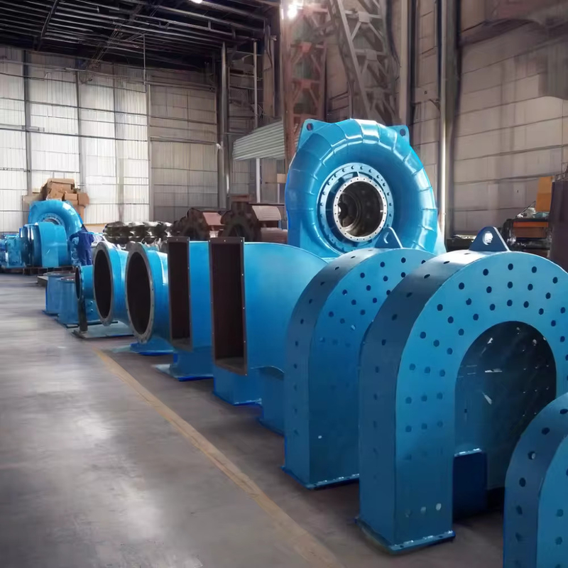 Gerador de turbina hidráulica de frequência 50HZ com 88-96% de eficiência e alta capacidade de 300kw-20mw