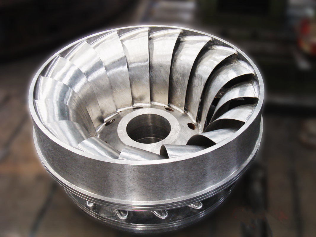 Potência nominal de 300 kW-20 MW Gerador de turbina hidráulica Francis com velocidade nominal de 450-1000 RPM