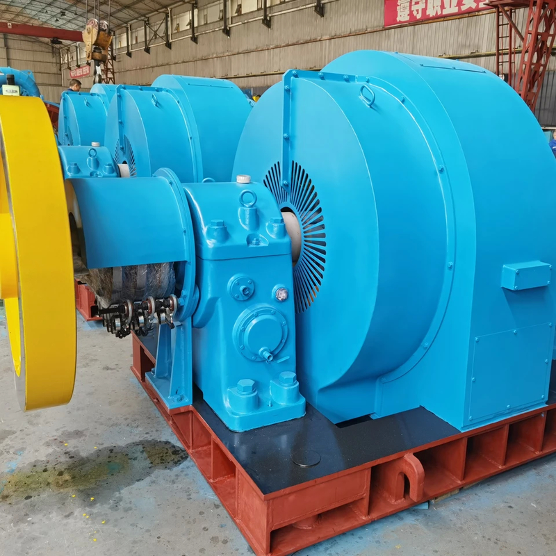 Gerador de turbina hidráulica Kaplan de aço inoxidável 100-20MW 0,8-0,9 Fator de potência Cor personalizada