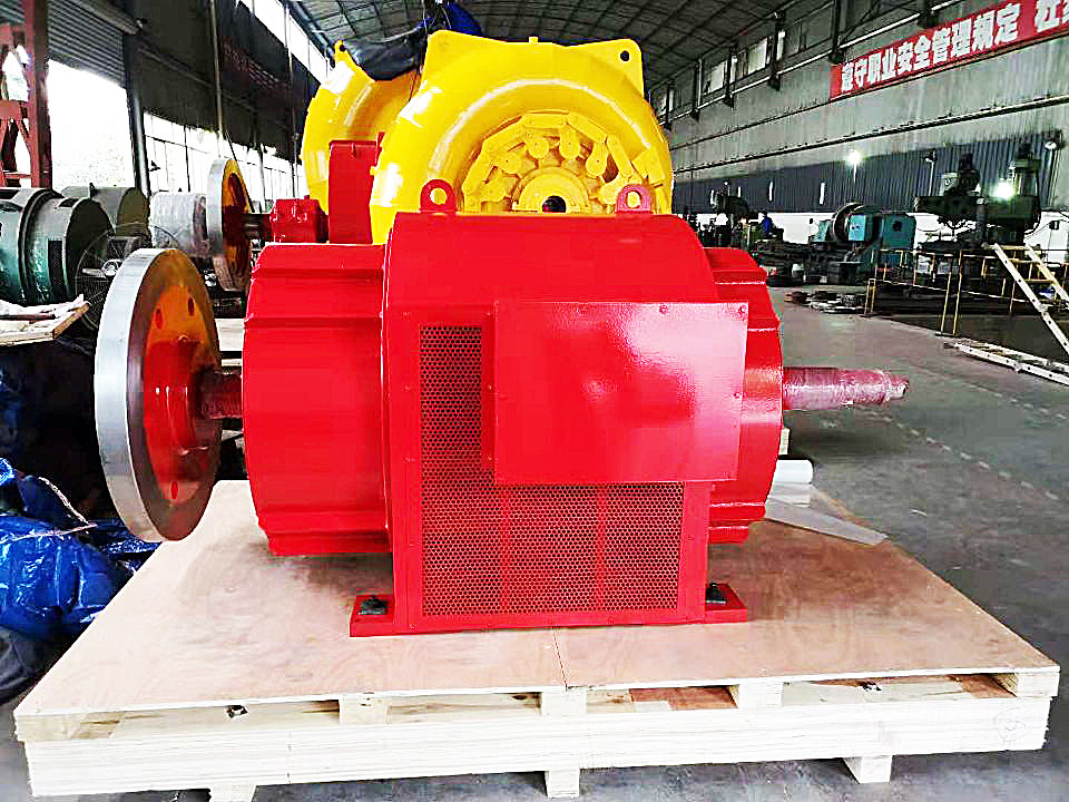 Gerador de turbina de água de cor personalizado para instalação interna/externa 300-3000 rpm