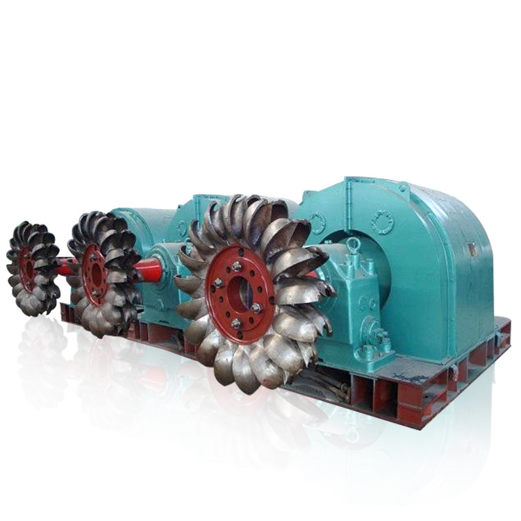 Gerador de Turbina de Impulso de Cabeça IP54 Grau de Proteção 6-10kV Voltagem nominal Ferro fundido/aço inoxidável