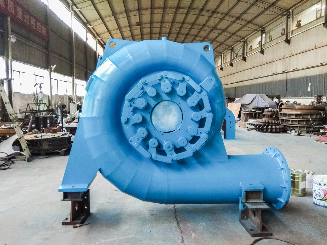 Gerador de turbina hidráulica de frequência 50HZ com 88-96% de eficiência e alta capacidade de 300kw-20mw