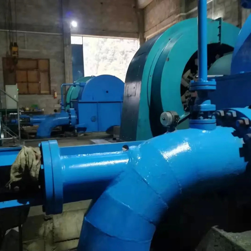 Eficiência Gerador de turbina de aço inoxidável 500-3000rpm 50Hz/60Hz 200kW-30MW Potência nominal