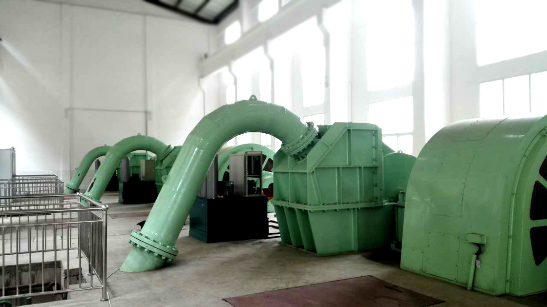 Durabilidade Gerador de hidroturbina de aço 5m-500m Frequência da cabeça de água 50/60HZ Para geração de energia