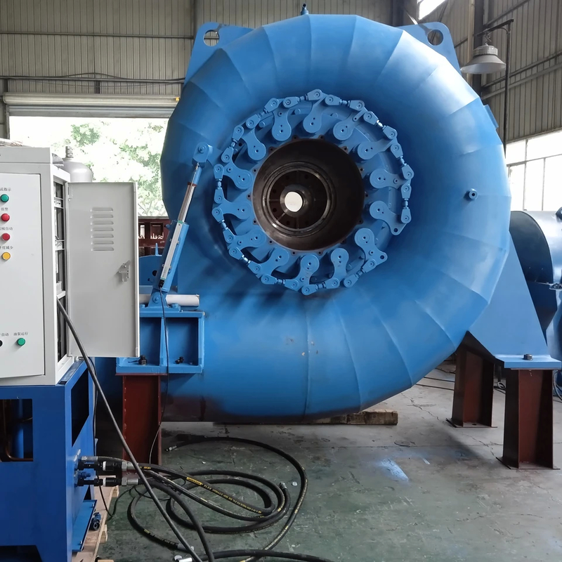 Turbina de água agrícola com tensão nominal de 220V-690V e faixa de velocidade de 300-3000rpm