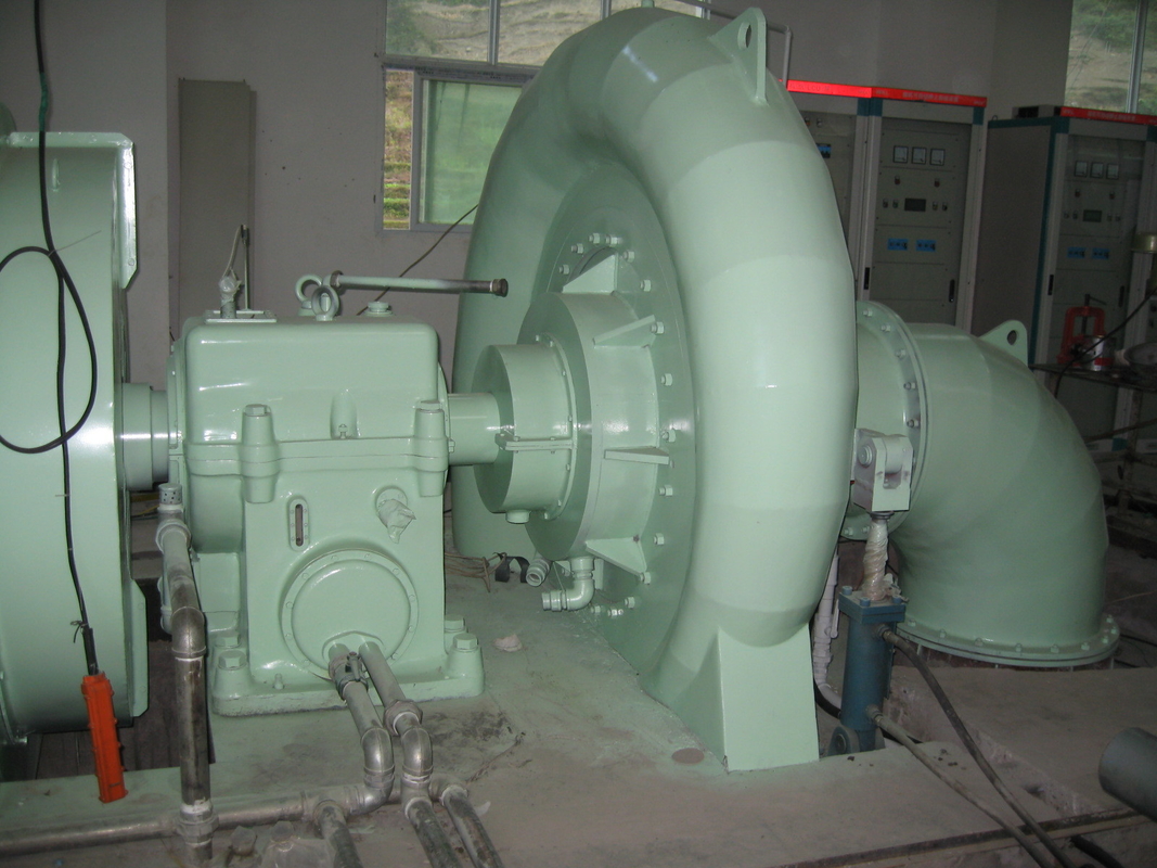 Durabilidade Turbina de água de cabeça alta Capacidade 200kw-20mw para cabeça de água de 5m-500m