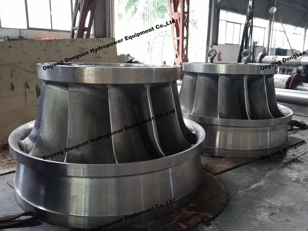 Gerador de turbina hidráulica de durabilidade personalizada com corredor de aço inoxidável gerando potência a 450-1000 rpm