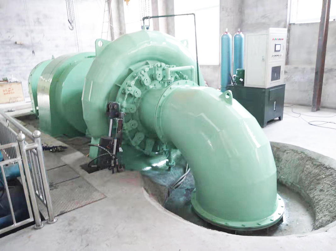 Gerador de turbina hidráulica personalizado para 200kw-20mw Capacidade 450-1000rpm 5m-500m cabeça de água