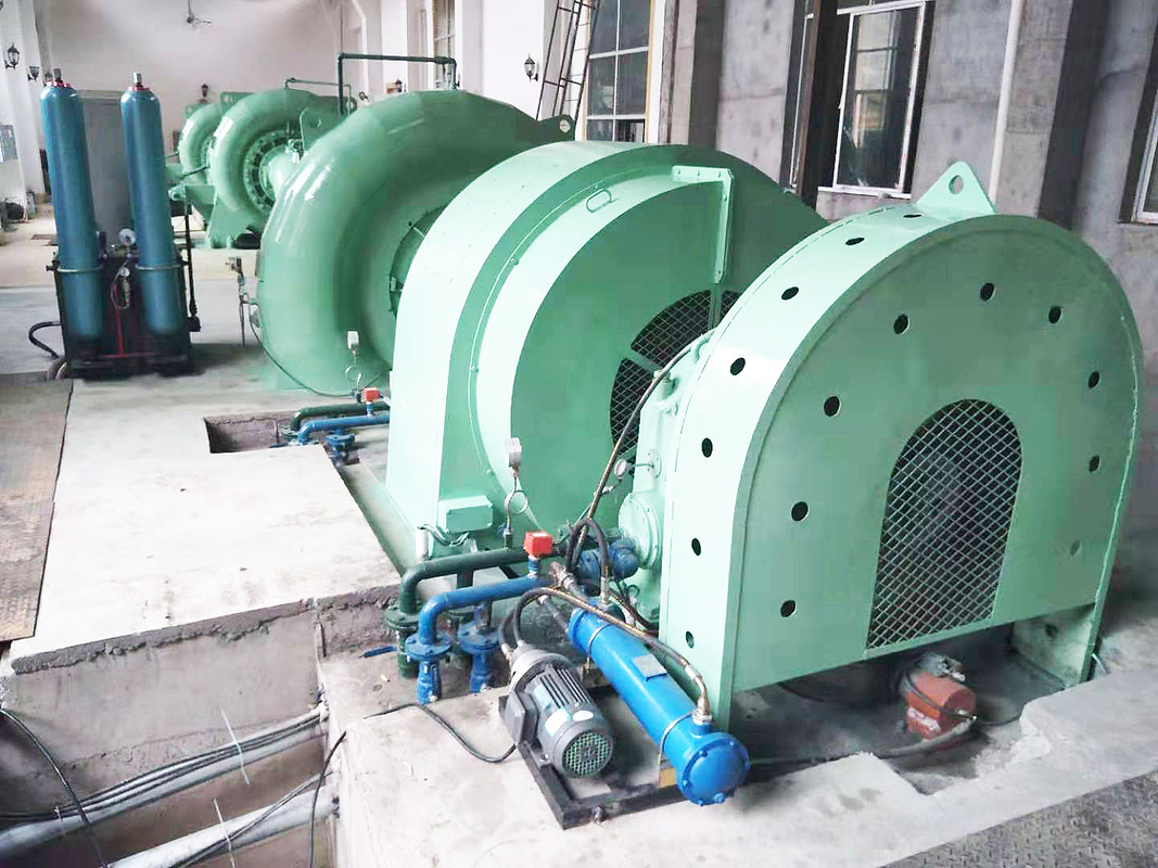 Gerador de turbina hidráulica personalizado para 200kw-20mw Capacidade 450-1000rpm 5m-500m cabeça de água
