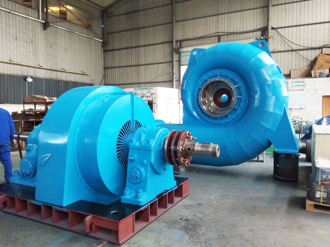Gerador de turbina de água sem escovas personalizado com controle automático para instalação vertical