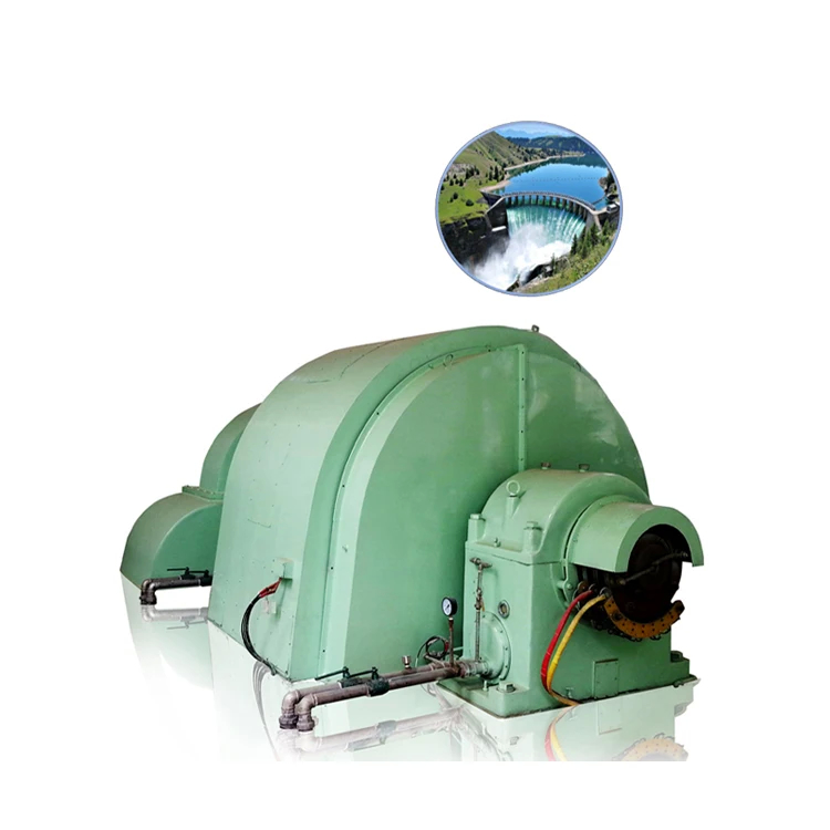 Gerador de turbina hidráulica de aço com durabilidade 50/60HZ Frequência e 450-1000 rpm RPM