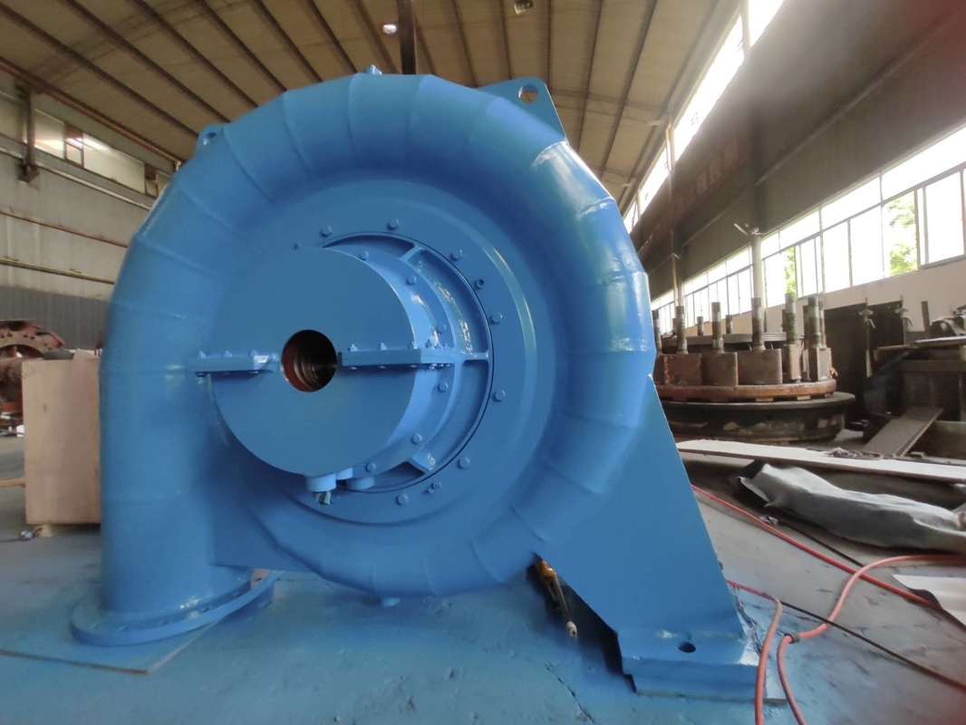 Instalação vertical do gerador de turbina de água 200kw-20mw Potência de saída Modo de excitação sem escovas