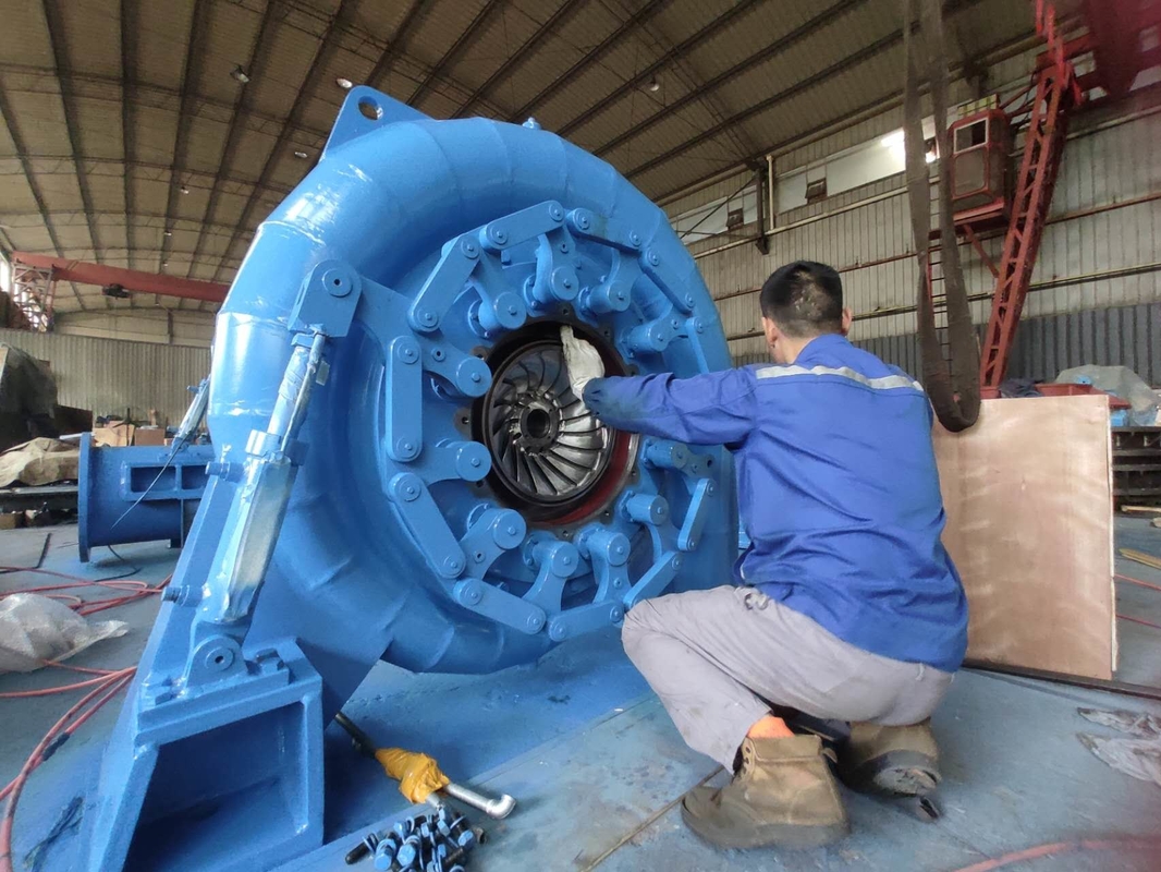 Gerador de Turbina de Água de Excitação de Silício Estático de Controle Automático com Velocidade de 450-1000 RPM