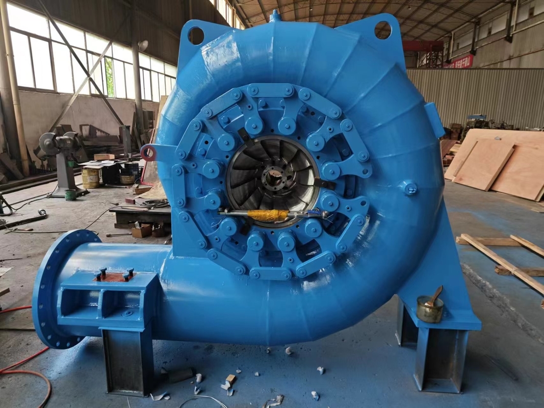 Gerador de turbina Francis de aço inoxidável para cabeça de água 5m-500m com alta qualidade