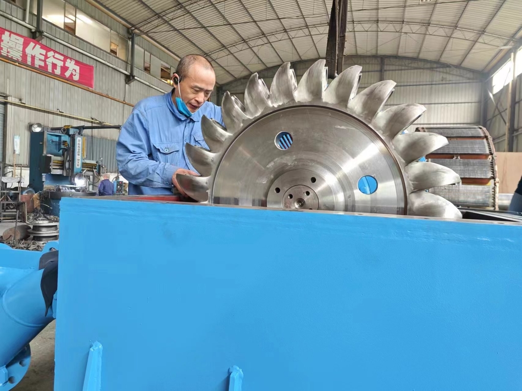 Gerador de turbina hidráulica de aço de 500-20 000 kW para geração de energia de frequência em várias fontes de água