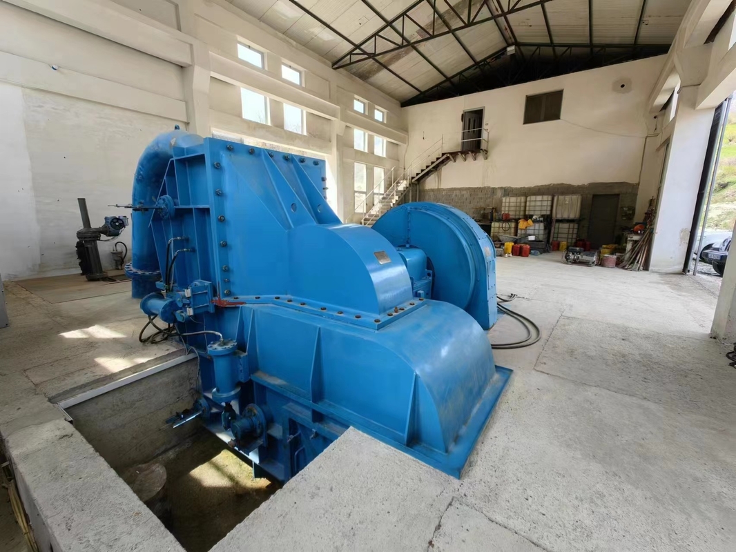 Gerador de turbina hidráulica de aço de 500-20 000 kW para geração de energia de frequência em várias fontes de água