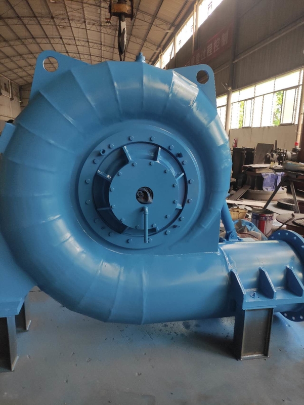 Gerador de turbina hidráulica de aço e aço inoxidável para durabilidade na geração de energia em frequências de 50HZ/60HZ