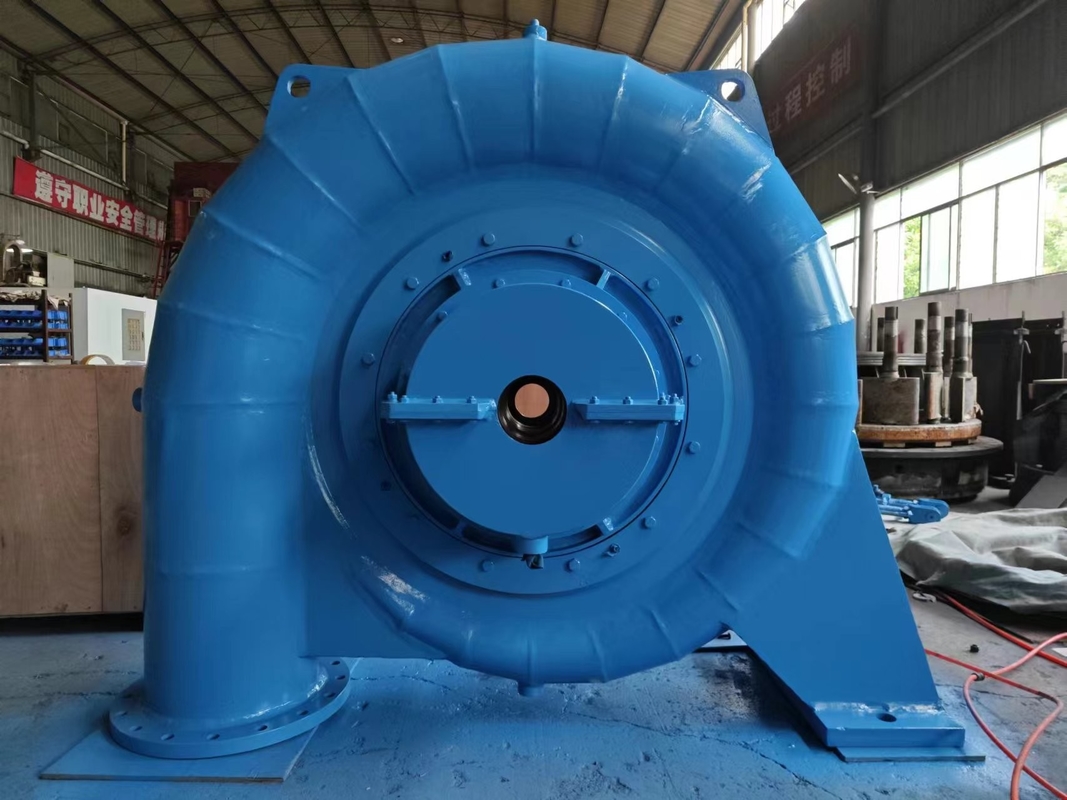 Gerador de hidroturbina de aço e aço inoxidável personalizado para aplicação de cabeça de água de 5m-500m
