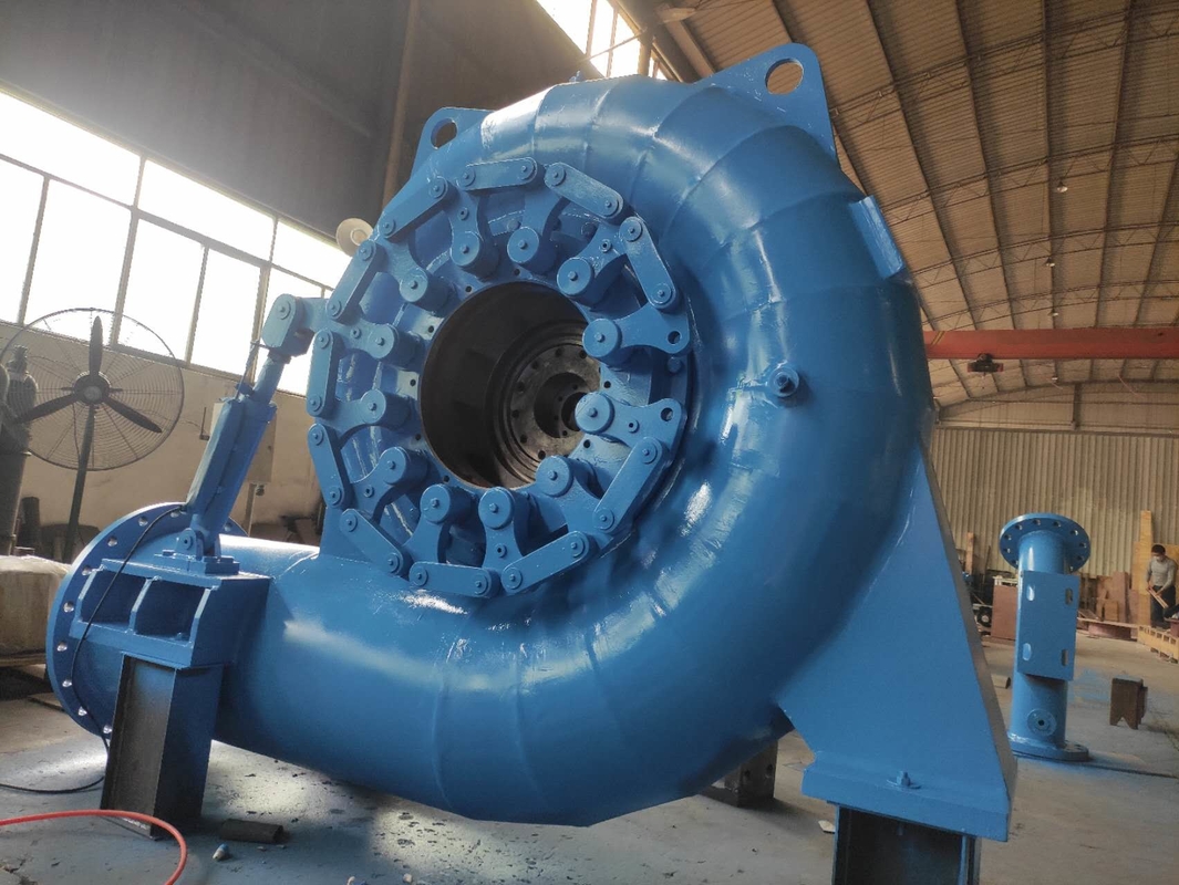 Gerador de turbina Francis de aço e aço inoxidável personalizado de 200kw-20mw para rotação de velocidade
