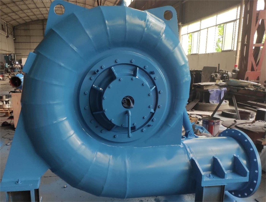 Gerador de turbina hidráulica de aço e aço inoxidável para durabilidade na geração de energia em frequências de 50HZ/60HZ