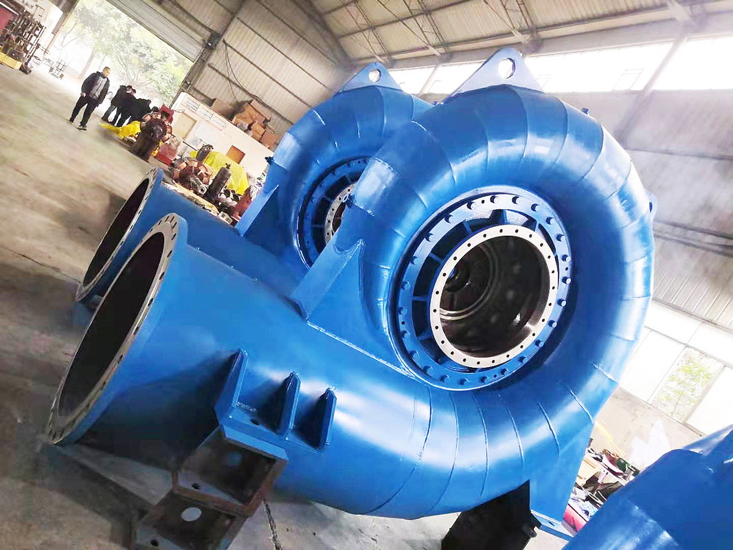 Turbina de água de cabeça alta de aço inoxidável 450-1000rpm para frequências de cabeça de água de 5m-500m