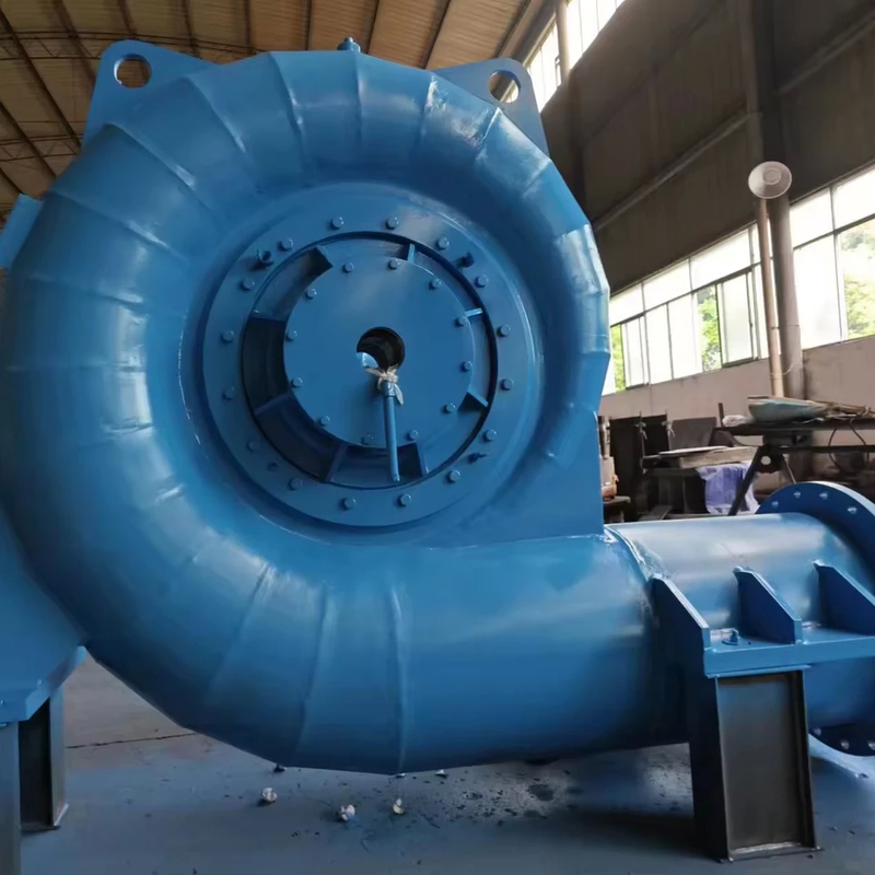 Gerador de turbina Francis de aço e aço inoxidável personalizado de 200kw-20mw para rotação de velocidade