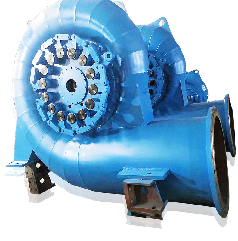 Durabilidade Gerador de turbina hidráulica de aço com frequência 50HZ/60HZ para várias cabeças de água