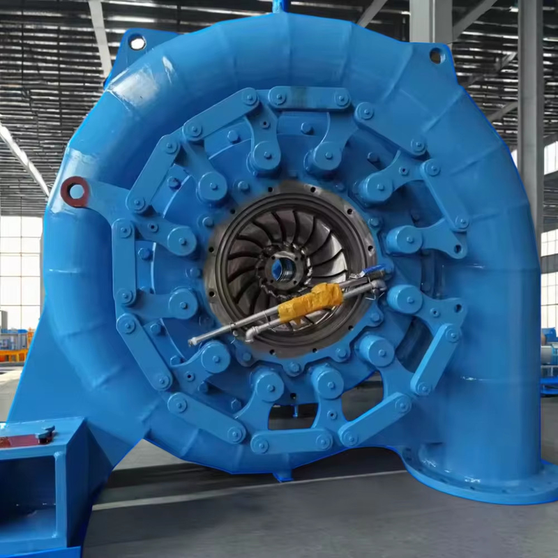 Instalação vertical ou horizontal Gerador de turbina Francis com comando automático para central eléctrica