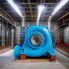 Durabilidade 5m-500m Gerador de turbina hidráulica de cabeça de água 450-1000rpm para frequência 50HZ/60HZ