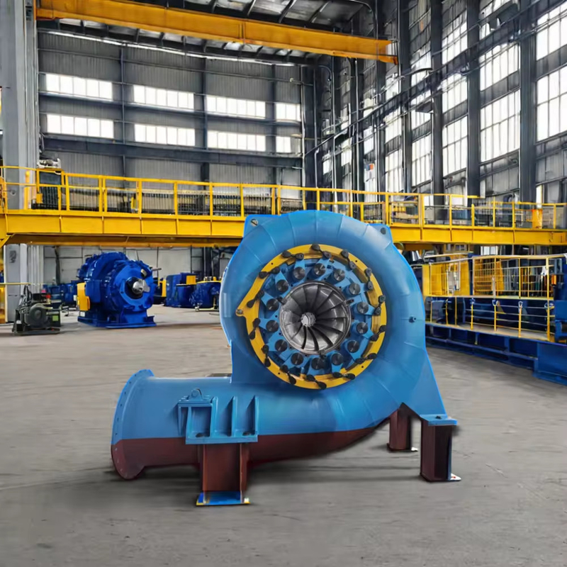 Gerador de turbina hidráulica de 200kw-20mw para várias cabeças de água 50HZ/60HZ Frequência 450-1000rpm